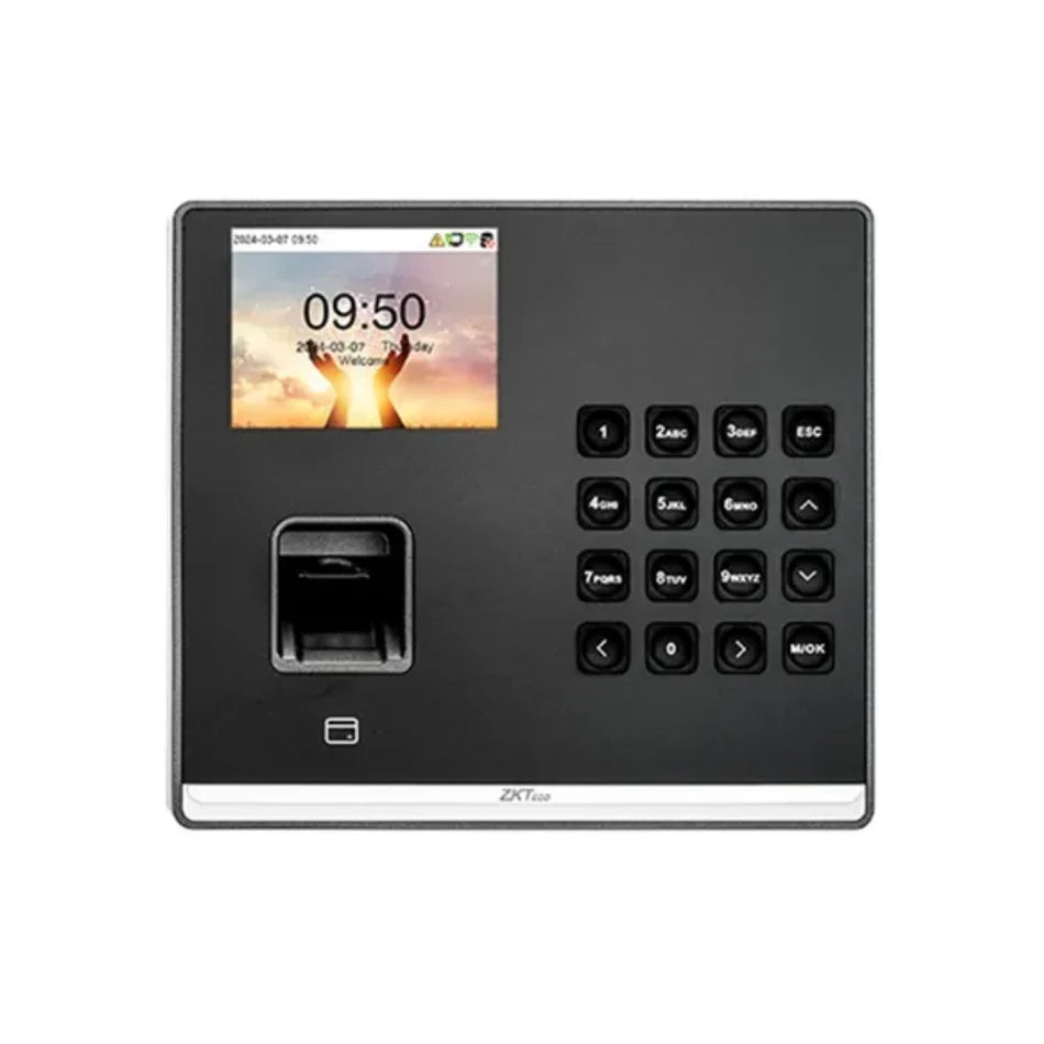 ZKTECO SENSEFP M2B Control de Asistencia con Wifi, Lector Huella, Tarjeta, PIN Batería de Respaldo