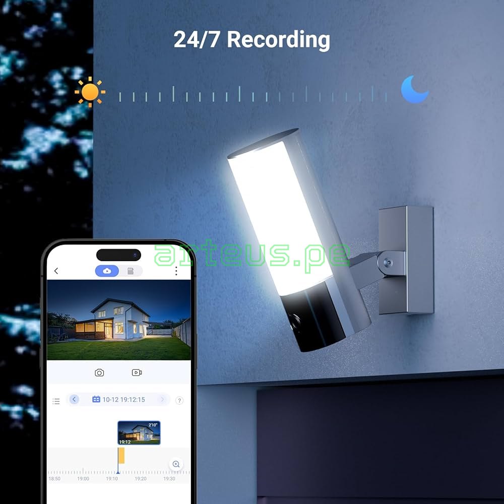 EZVIZ LC3 2K+ Cámara de Seguridad WIFI 4MP Con Lámpara Exterior