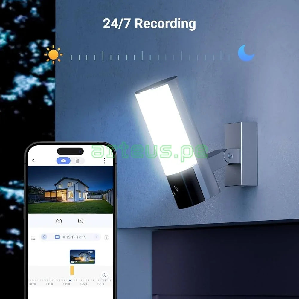 EZVIZ LC3 2K+ Cámara de Seguridad WIFI 4MP Con Lámpara Exterior