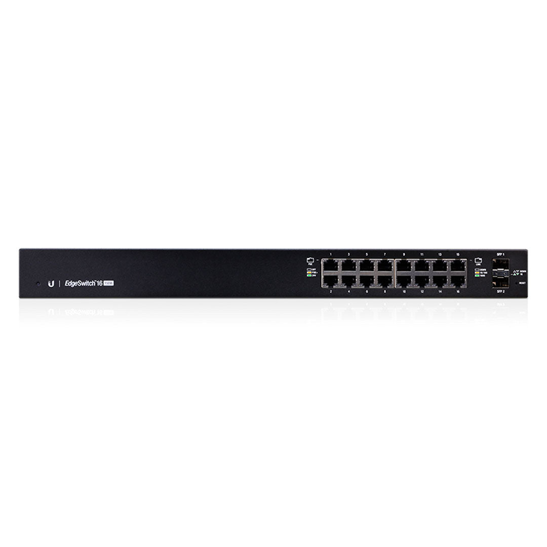 UBIQUITI ES-16-150W Switch PoE EDGEMAX 16 PUERTOS 2SFP 150W L2