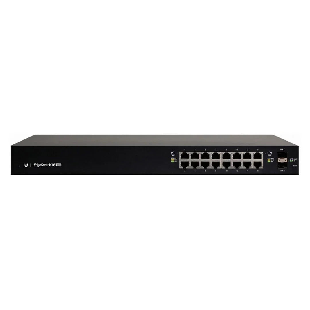 UBIQUITI ES-16-150W Switch PoE EDGEMAX 16 PUERTOS 2SFP 150W L2