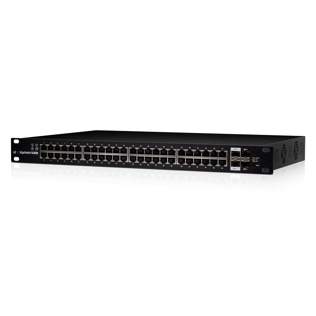 UBIQUITI ES-48-500W Switch PoE EDGEMAX 48 PUERTOS 2SFP 500W L2