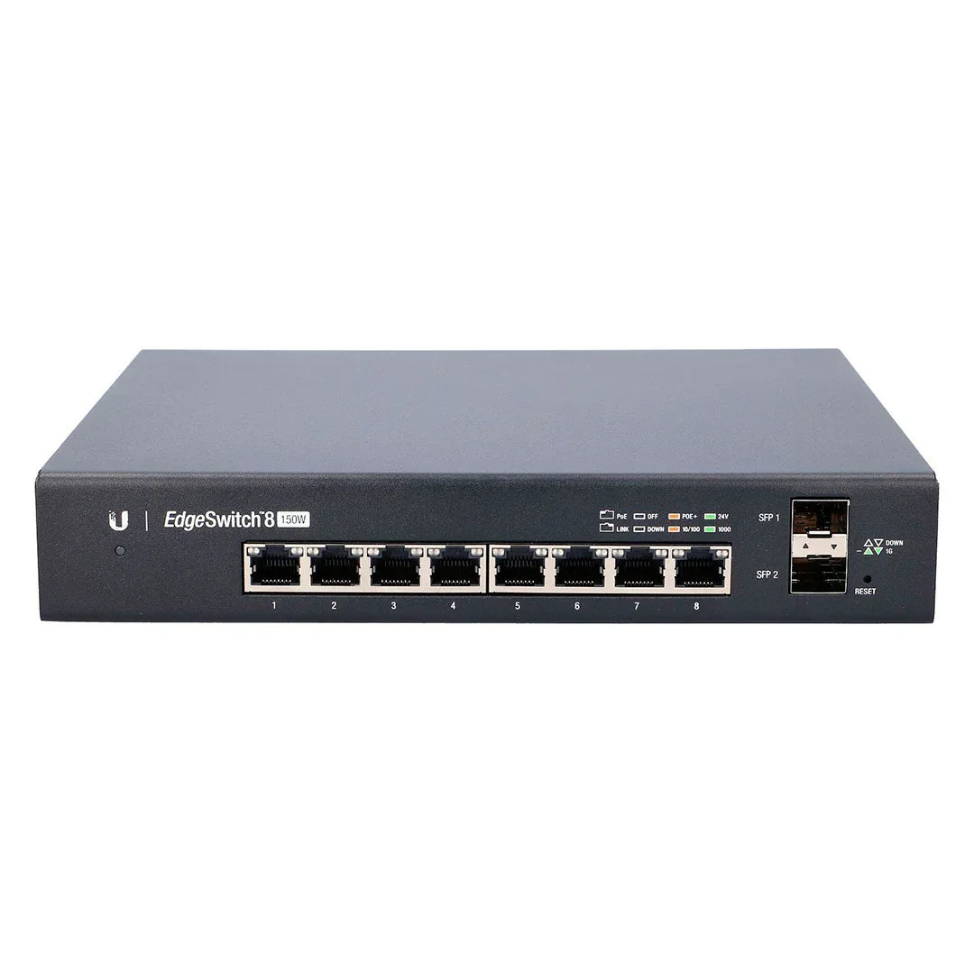 UBIQUITI ES-8-150W Switch PoE EDGEMAX 8 PUERTOS 2SFP 150W L2