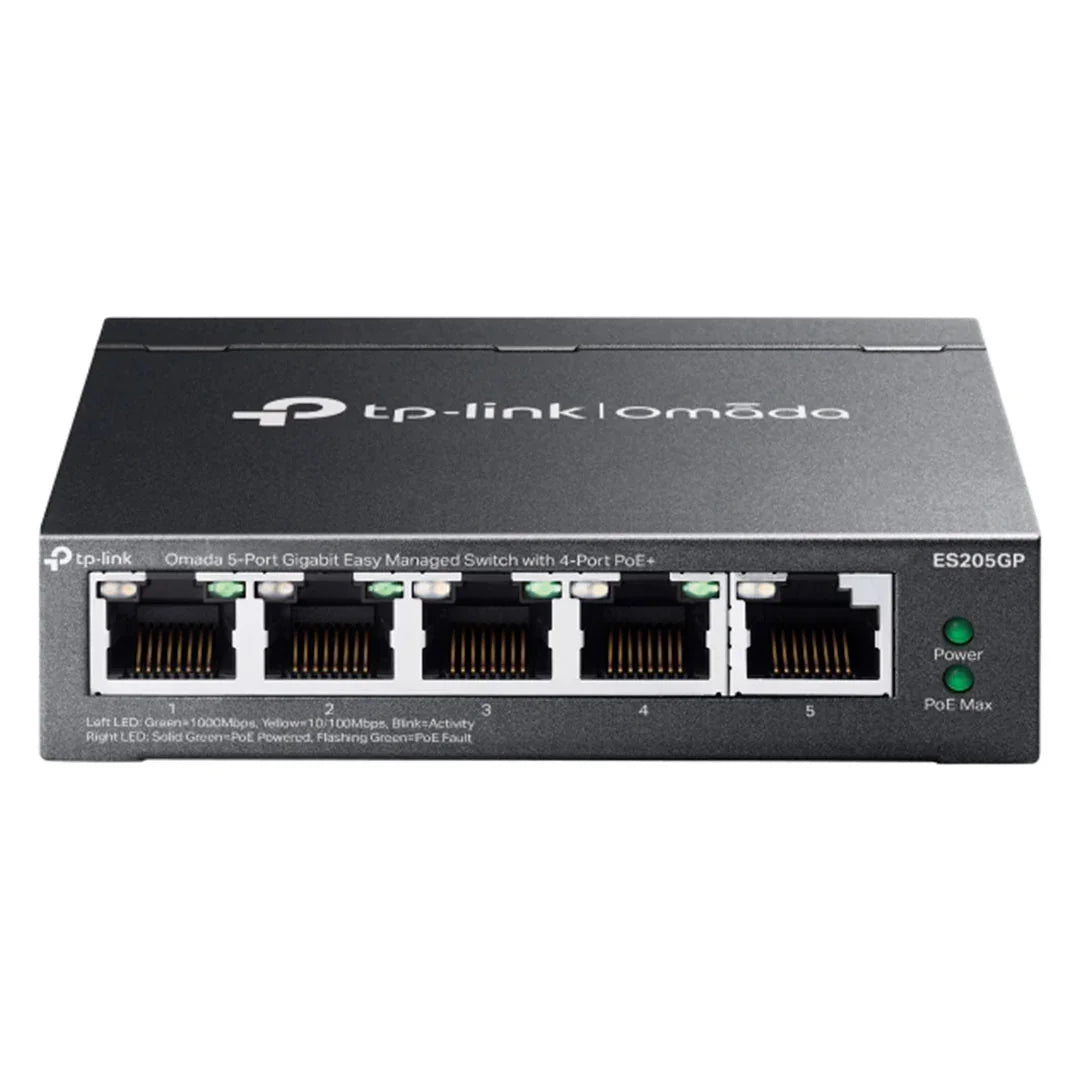 TP-LINK ES205GP Switch Omada 5 Puertos Gigabit con 4P PoE