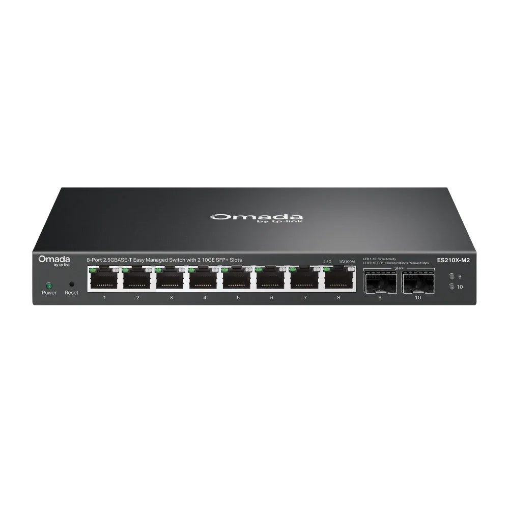 TP-LINK ES210X-M2 Switch 8 Puertos 2.5G BASE-T con 2 Ranuras SFP+ de 10GE