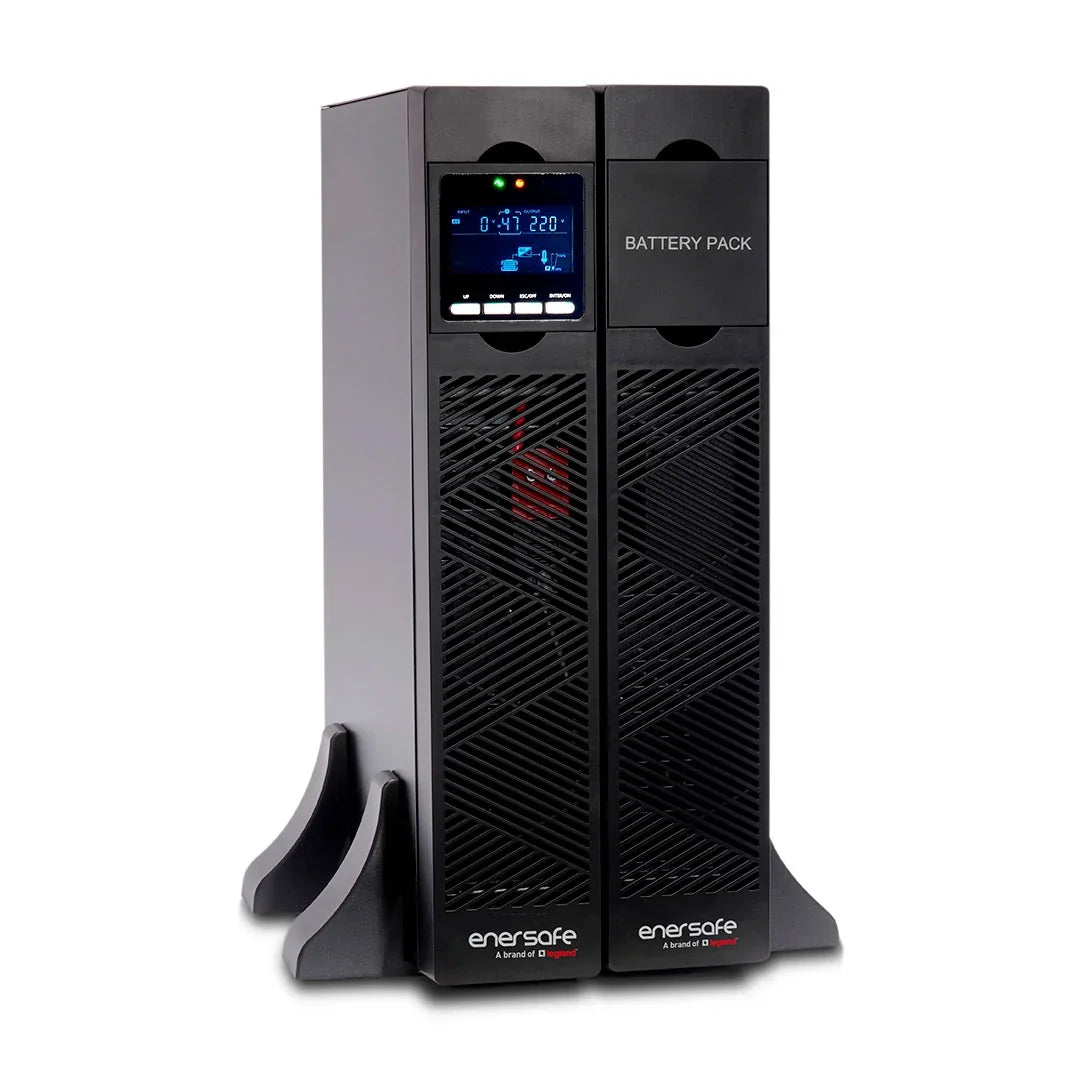 ENERSAFE ESOL RTH-C 1kVA UPS 1F Online doble conversión rack 1KVA/900W 8 tomas