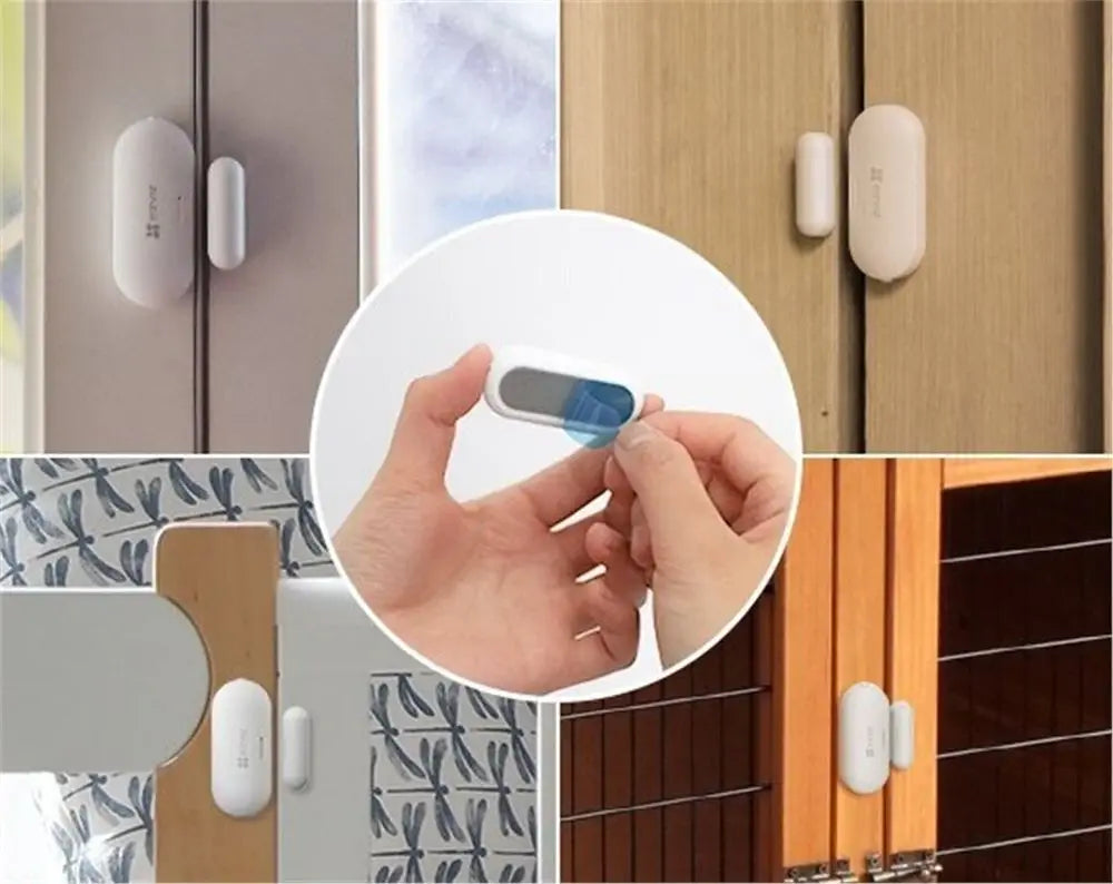 EZVIZ T2C Sensor de Contacto Magnético en Puertas y Ventanas Para Panel de Alarma B1