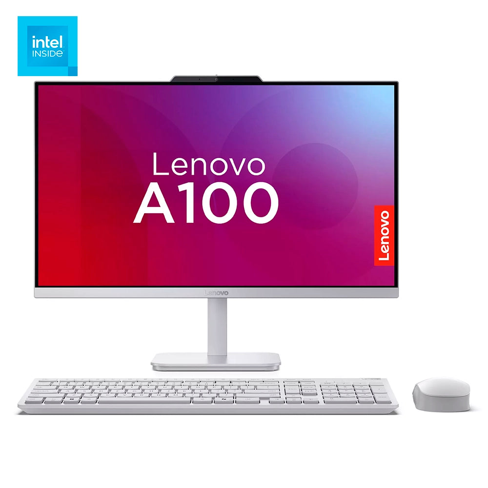 LENOVO F0J6000CLD A100 All-in-One Pantalla 23.8 FHD IPS Intel N100 3.4GHz 8GB DDR4 512GB SSD