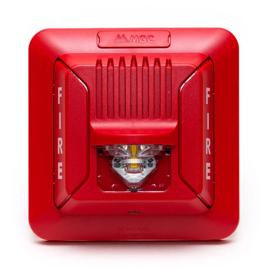 MIRCOM FHS-400-RR Sirena con luz estrobo 24V montaje en pared