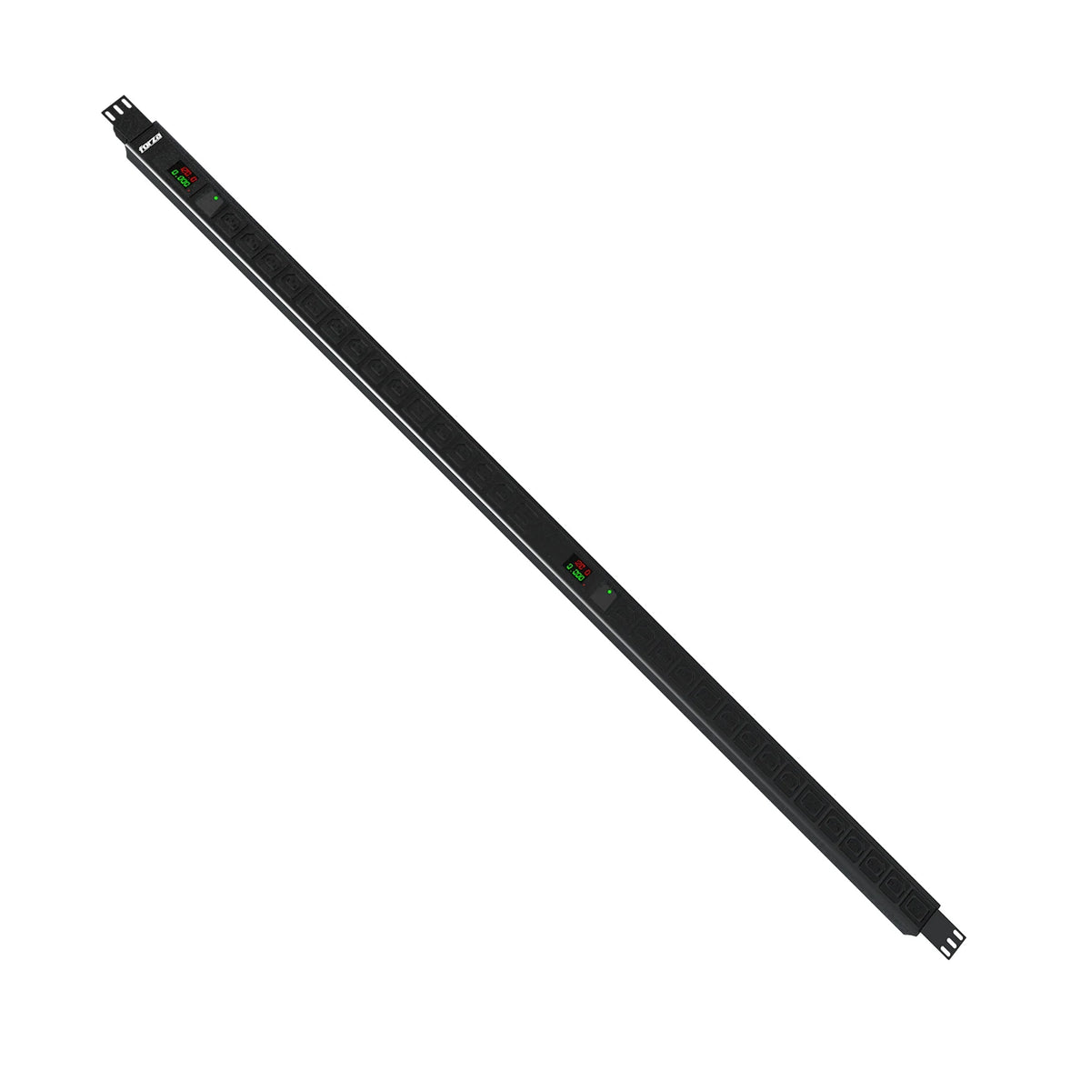 FORZA FPD-3012M0U PDU Vertical Medible 6000W 30 tomas 30Ah 24 C13 6 C19 220V LCD