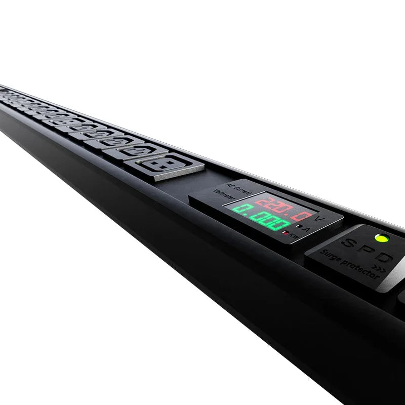 FORZA FPD-3012M0U PDU Vertical Medible 6000W 30 tomas 30Ah 24 C13 6 C19 220V LCD