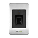 Leitor escravo de cartão RFID e impressão digital ZKTECO FR1500S com sensor SilkID e leitor de ID