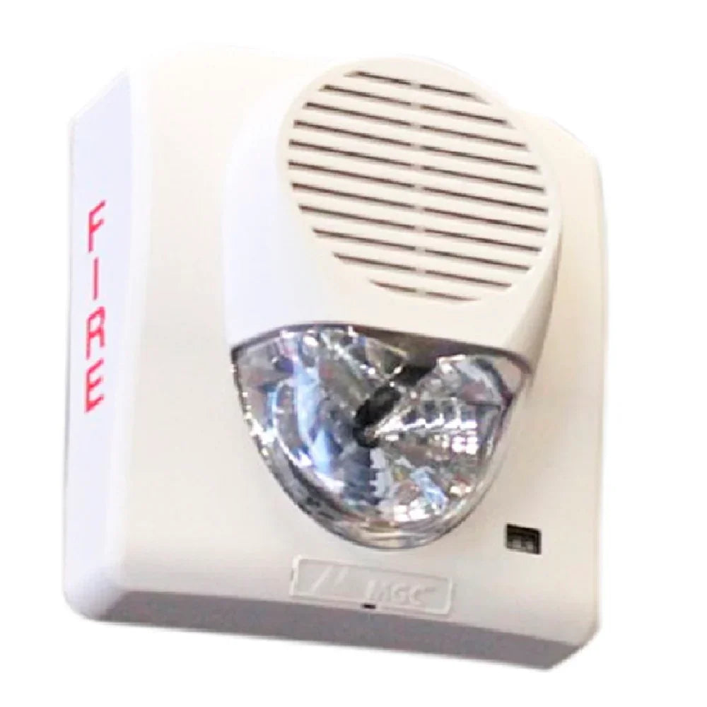 MIRCOM FS-340W Luz estrobo montaje en pared blanco