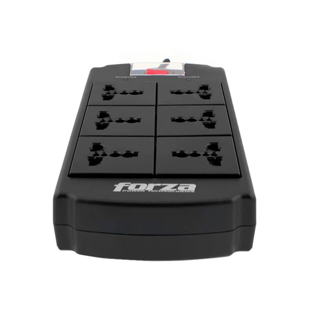 FORZA FSP-06MN Supresor Protector de voltaje 1080J 1800W 6 tomas 220V