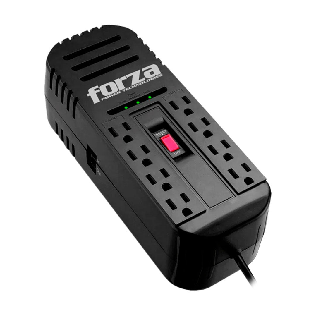 FORZA FVR-2202 (CAJA ABIERTA 7/10) Estabilizador de voltaje 2200VA 1100W 8 tomas