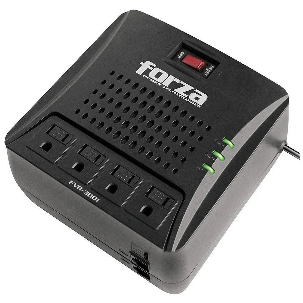 FORZA FVR-3002 Estabilizador Regulador de voltaje 3000VA 1500W 4 tomas