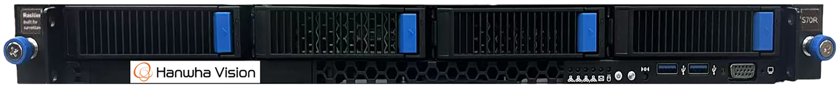 HANWHA VISION WRR-P-E201W2-16TB Servidor Grabador de Video en Red 16TB HDD