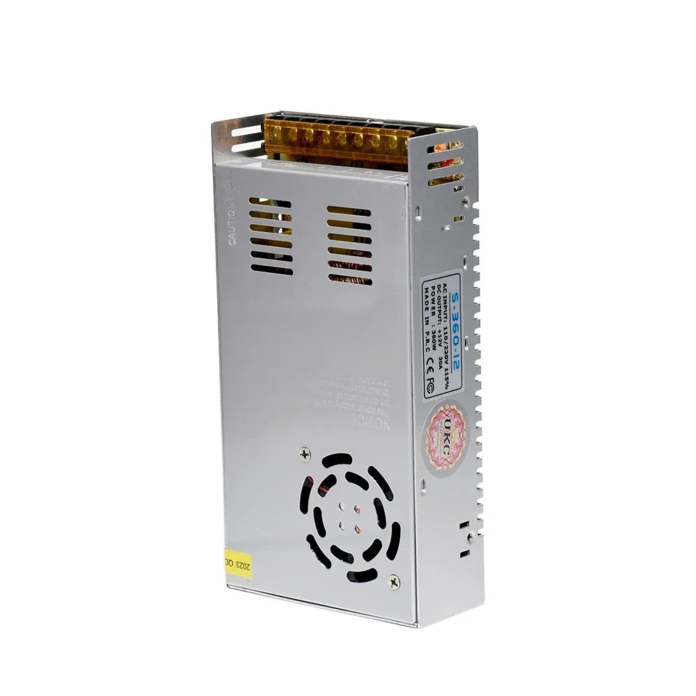 AC03-30F Fuente Switching 30A Entrada AC 220V Salida DC 12V con Ventilador