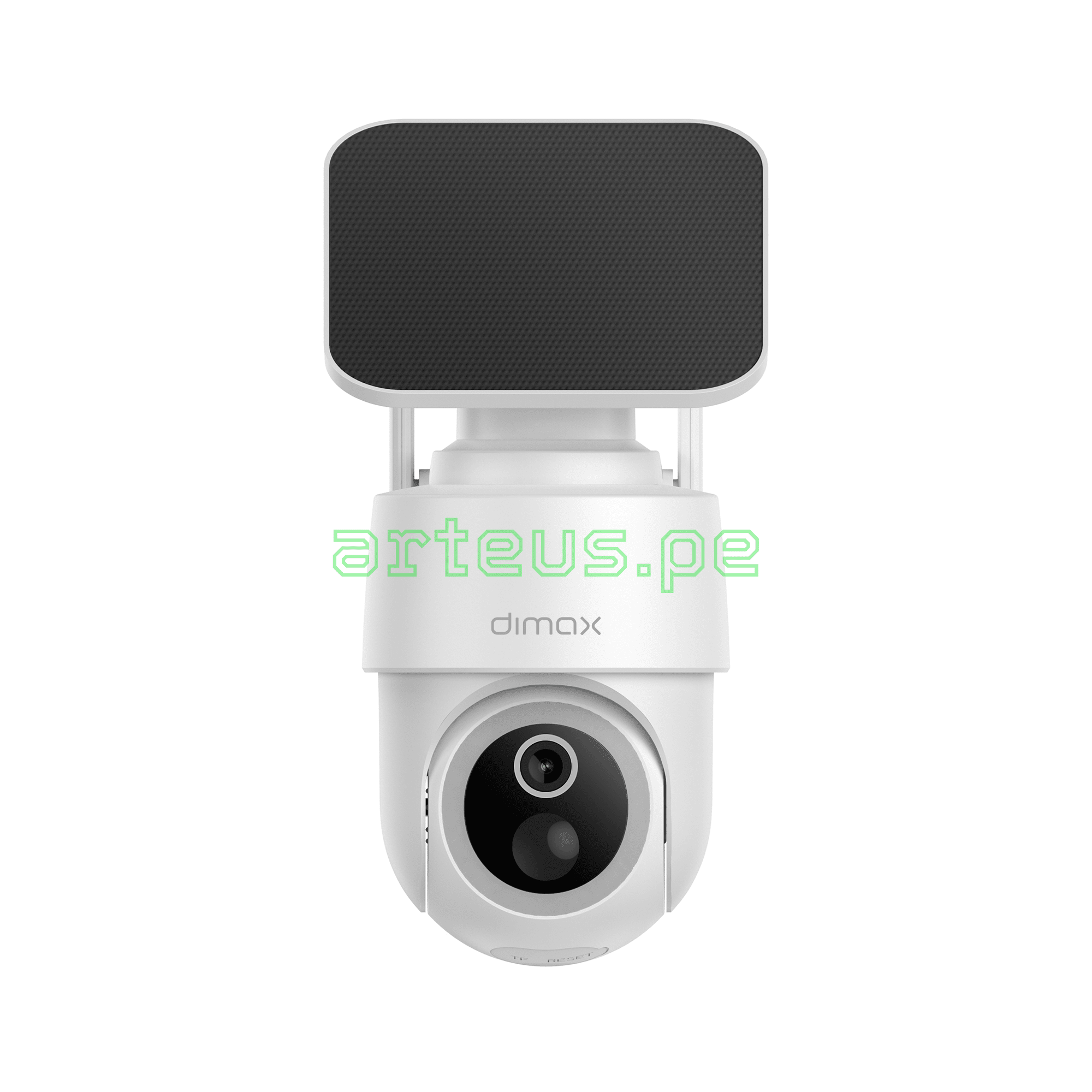 DIMAX G125 Cámara de Seguridad WiFi 4MP PT con Batería y Panel Solar Exterior