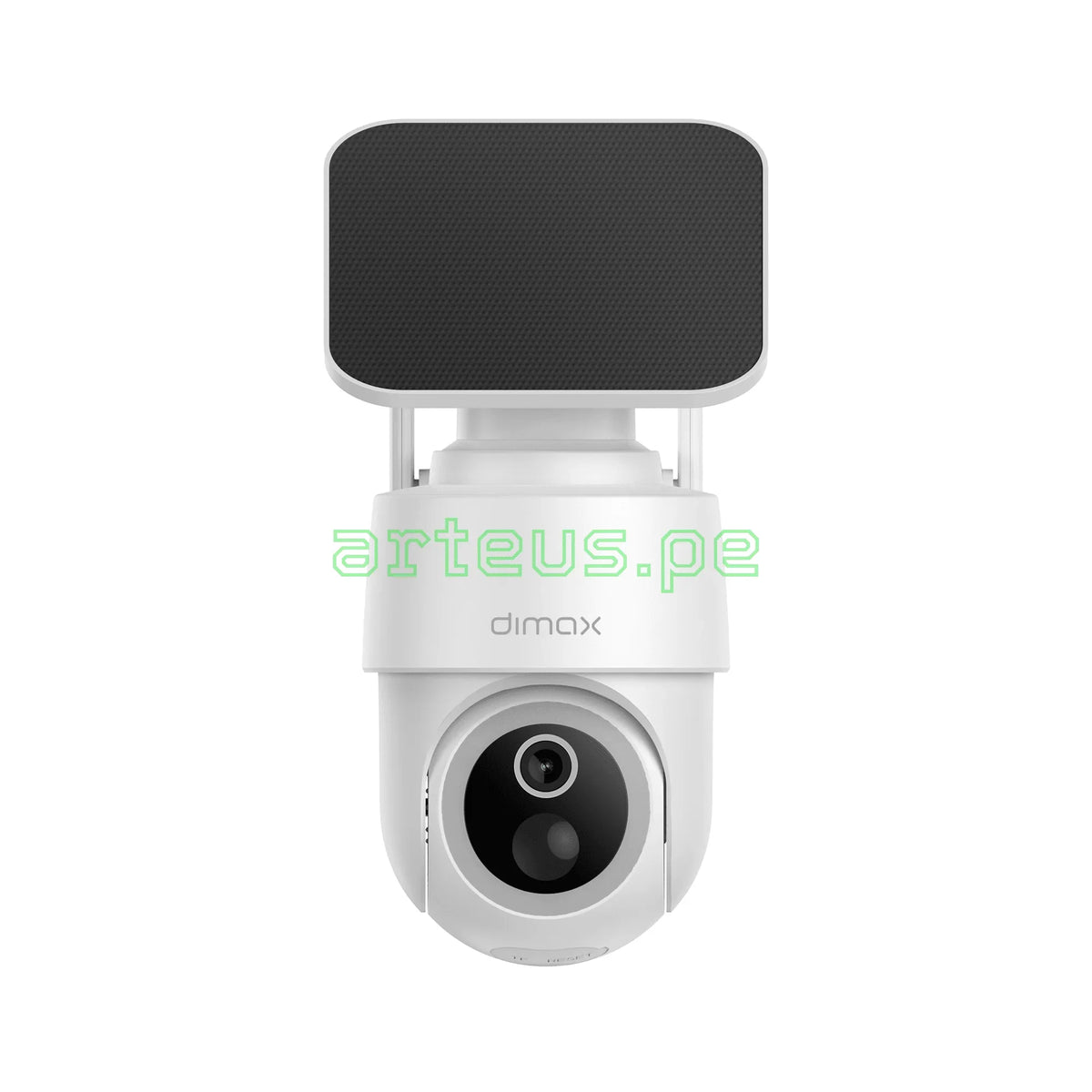 DIMAX G125 Cámara de Seguridad WiFi 4MP PT con Batería y Panel Solar Exterior