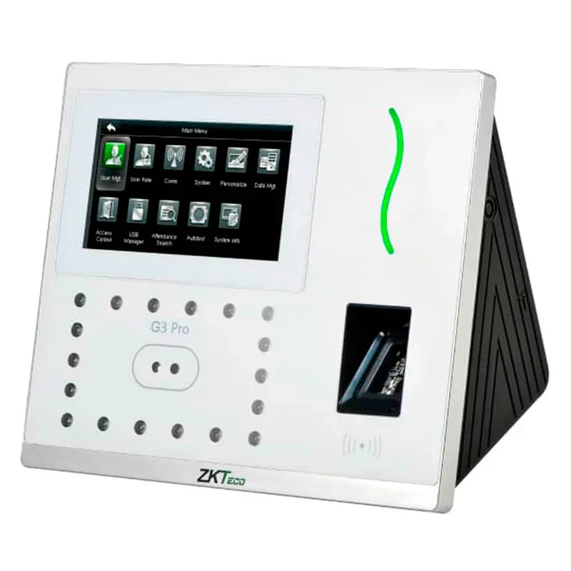 ZKTECO G3 ID-POE Control de Acceso y Asistencia PoE con Lector de Huella, Rostro y Tarjeta
