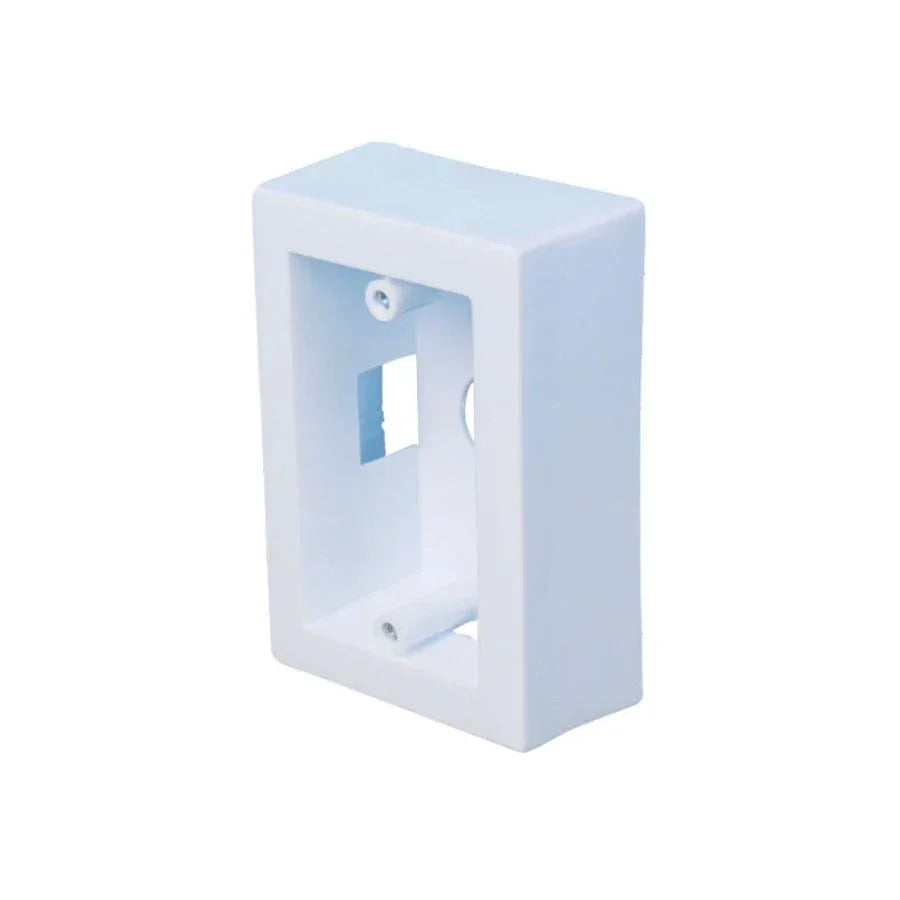 Caja Modular Rectangular PVC 4X2" Adosable Simple Para Instalacion Electrica