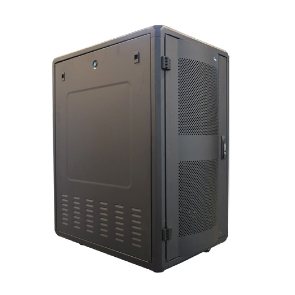 QUEST GF-27CC Gabinete de Piso 20-RU x 571 x 810mm Negro