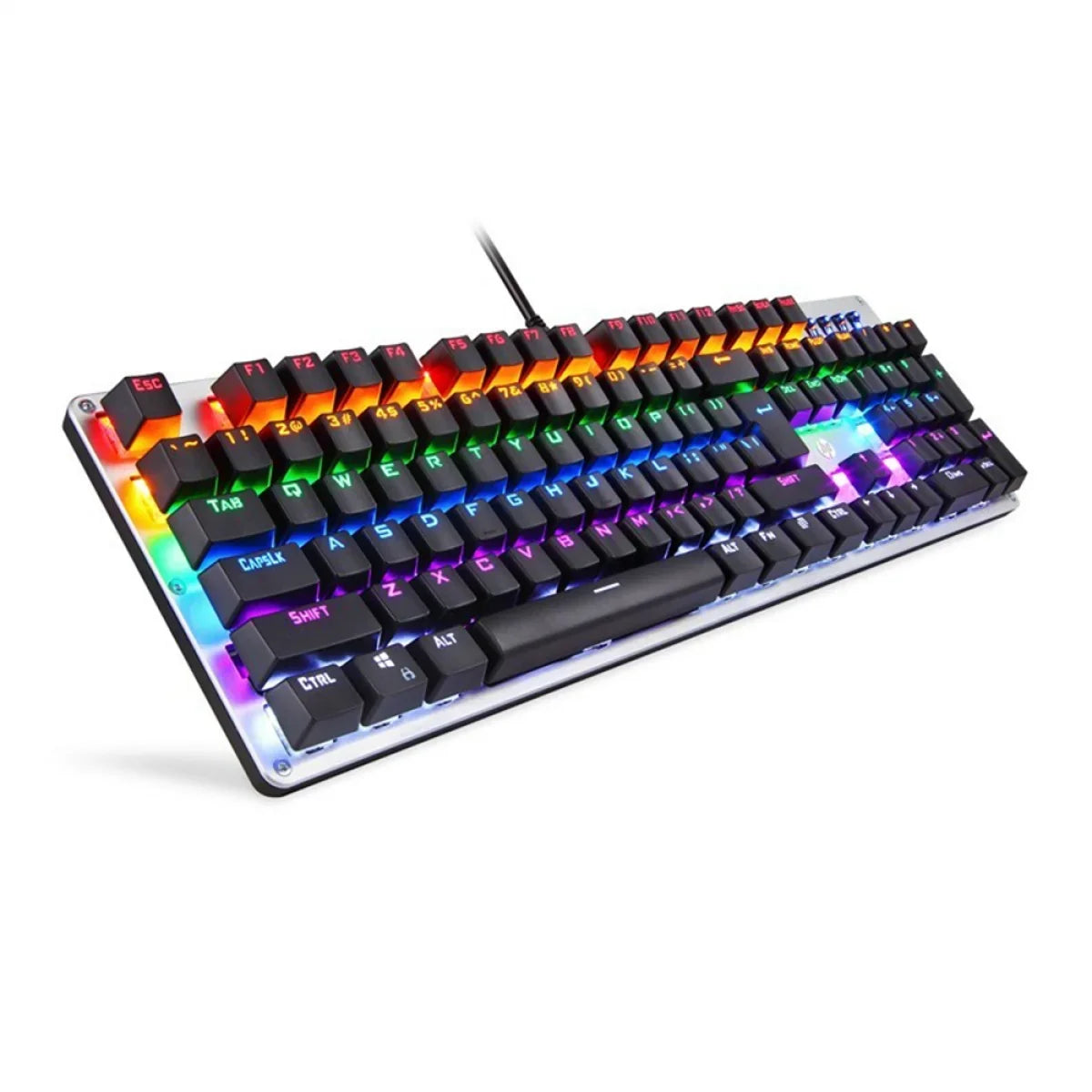 HP GK100 Teclado mecánico, retroiluminado con 105 botones