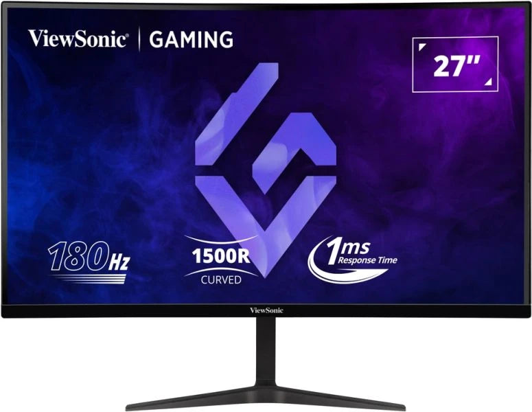 ViewSonic VX2718-2KPC-MHD Monitor Curvo 27" WQHD 2560x1440 180Hz 1ms con AMD FreeSync Premium para juegos