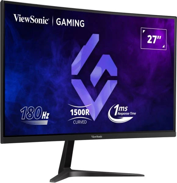 ViewSonic VX2718-2KPC-MHD Monitor Curvo 27" WQHD 2560x1440 180Hz 1ms con AMD FreeSync Premium para juegos