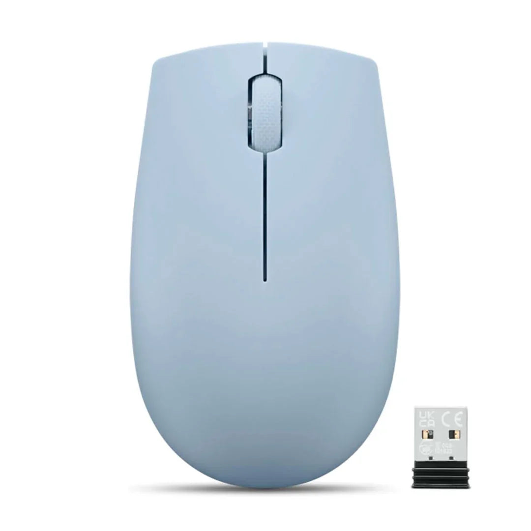 LENOVO 300 Mouse Inalambrico Compacto Sin Bateria 1000 DPI Azul Escarcha GY51L15688