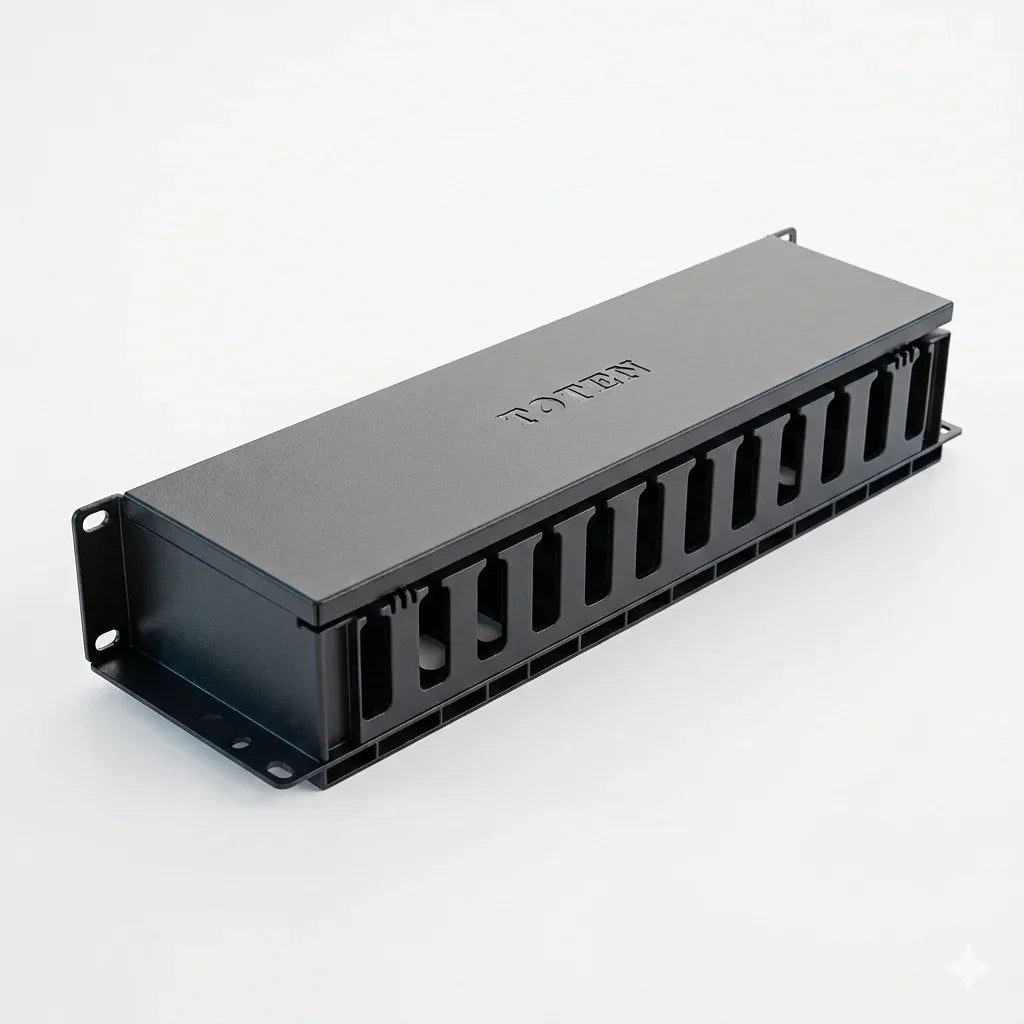 TOTEN 981500120 Ordenador Plástico Para Cables 2RU