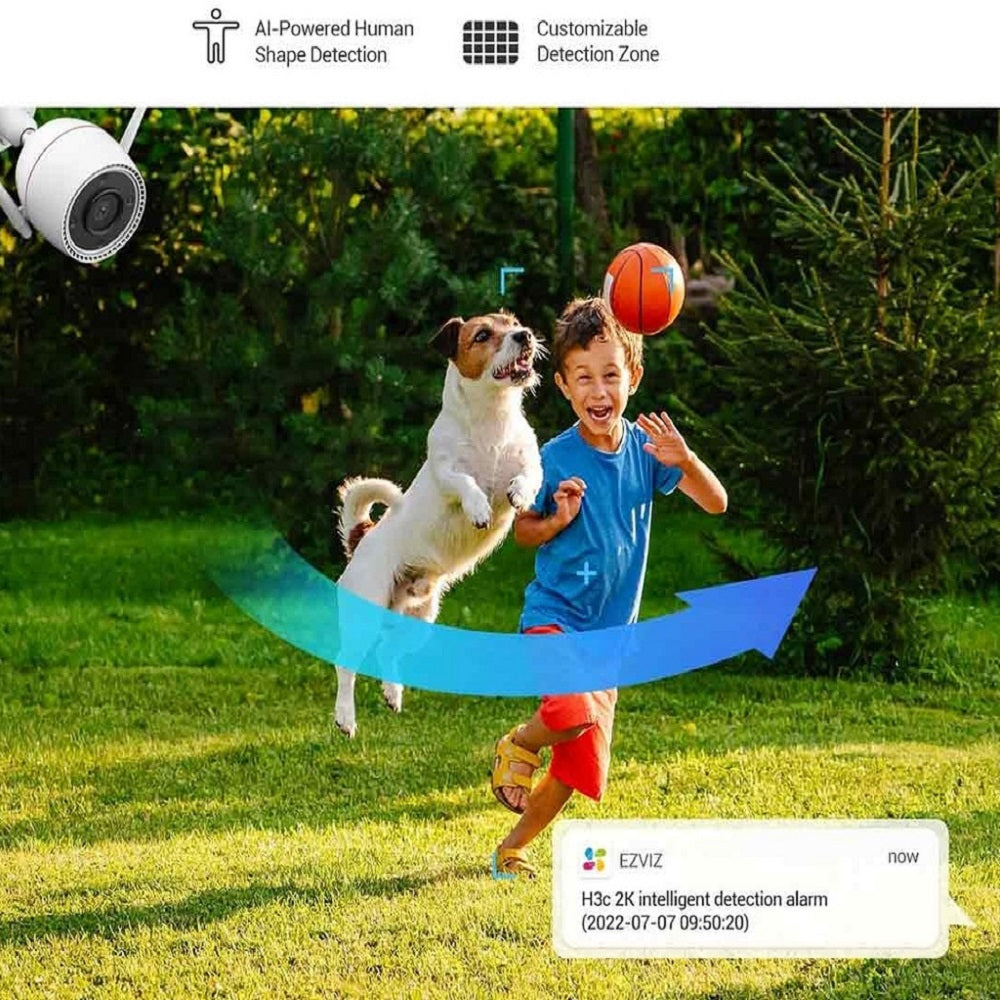 EZVIZ H3C 3K Cámara de Seguridad WIFI 5MP Exterior