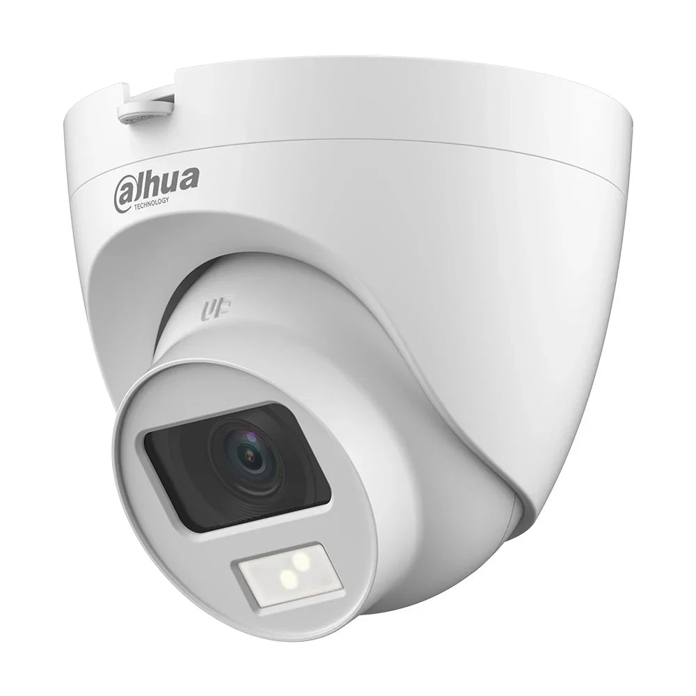 DAHUA DH-HAC-HDW1200CLQN-IL-A Cámara de seguridad analógica 2MP Full HD, 2.8mm IR/LED 20m, IP67, Micrófono, SUPER ADAPT