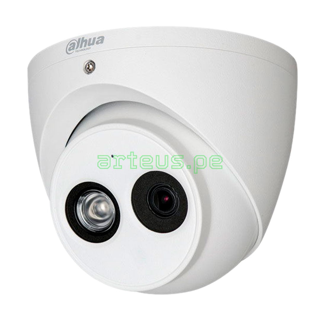 DAHUA DH-HAC-HDW1200EMN-A Cámara de Seguridad Analógica 2MP Full HD, 2.8mm IR 50m, IP67, Micrófono