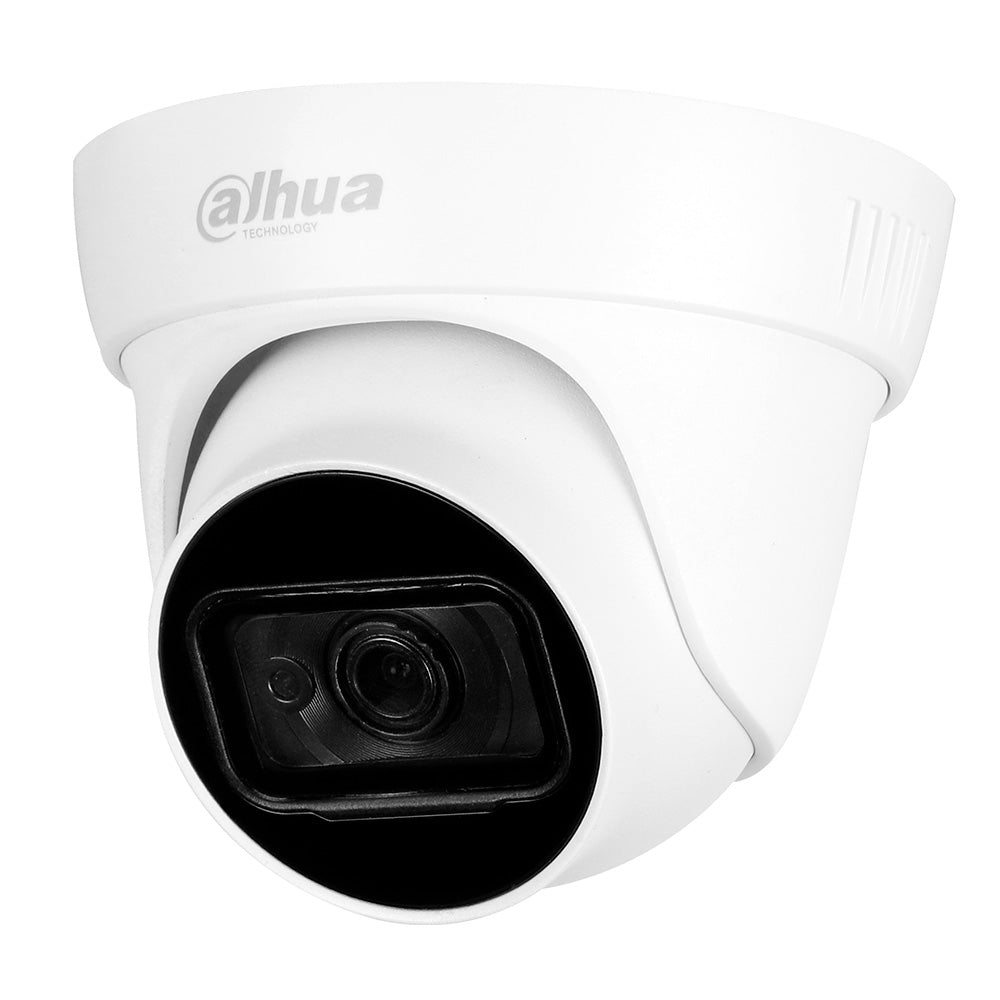 Cámara de seguridad domo blanca Dahua HDW1800TL-A, vigilancia CCTV, lente gran angular