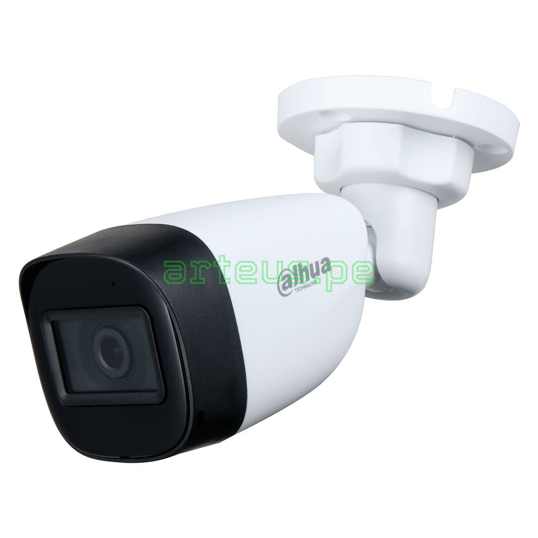 DAHUA HAC-HFW1200C(-A) Cámara de seguridad analógica exterior 2MP tubo, micrófono 2.8mm