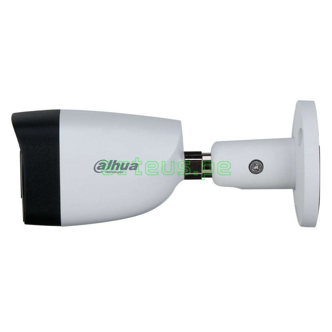 DAHUA HAC-HFW1200CM-IL-A Cámara Tubo Exterior de Metal 2MP con Doble Luz y Foco Fijo HDCVI