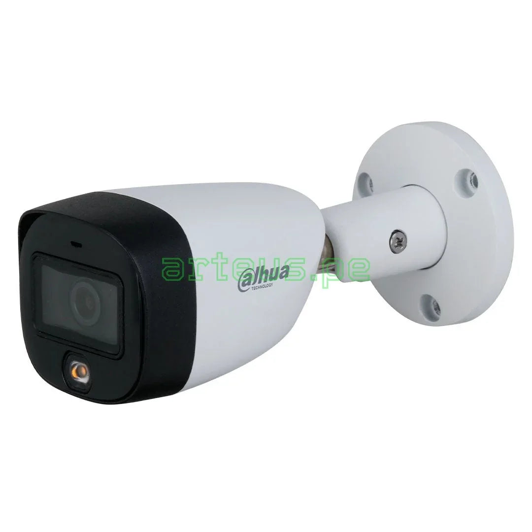 DAHUA DH-HAC-HFW1200CM-IL-A Cámara Tubo Exterior de Metal 2MP con Doble Luz y Foco Fijo HDCVI