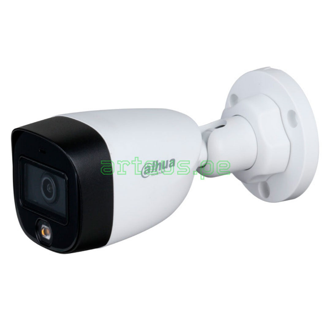 DAHUA HAC-HFW1209CMN-LED Cámara de Seguridad Analógica 2MP bala, FullColor
