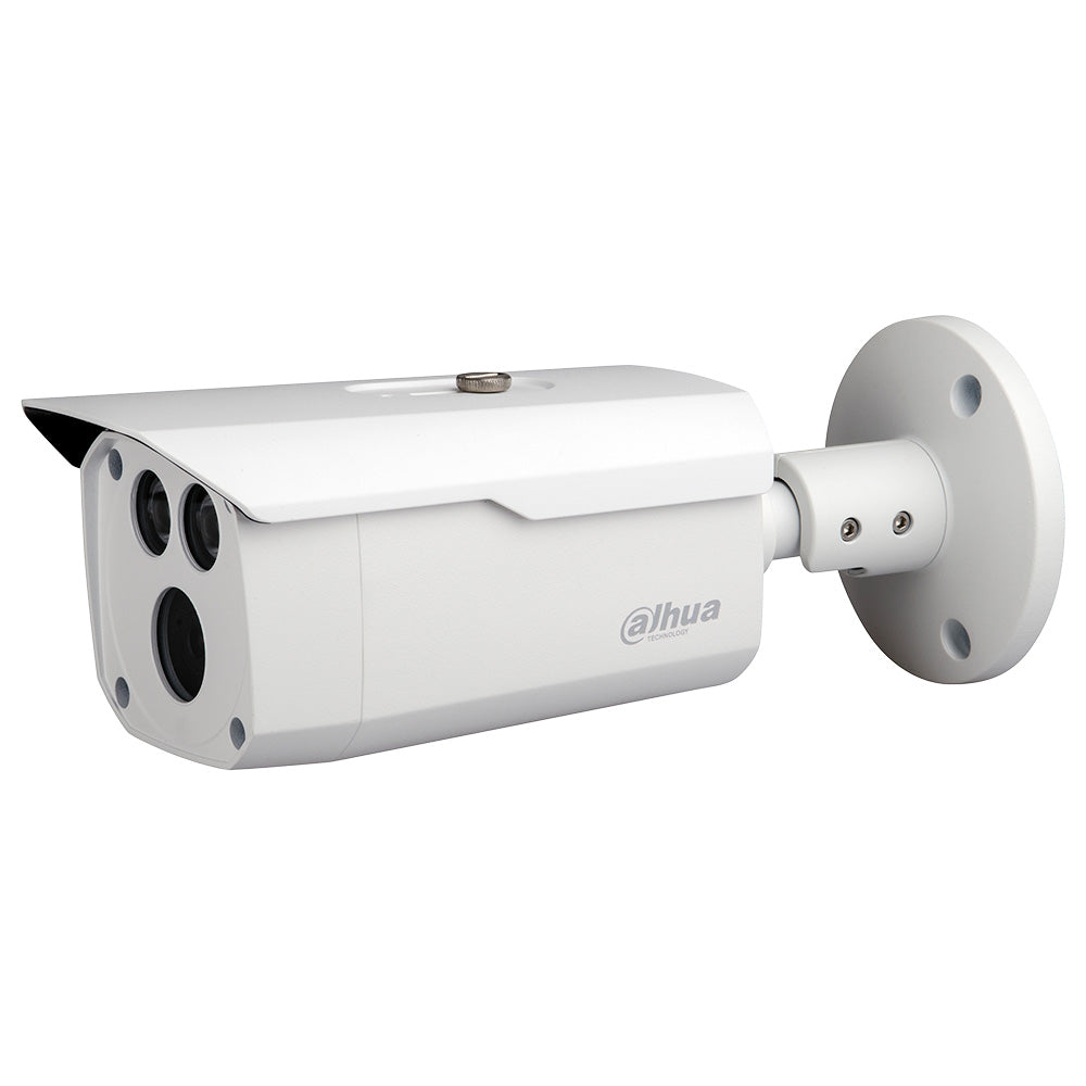 Cámara de seguridad tipo bala color blanca para videovigilancia exterior Dahua