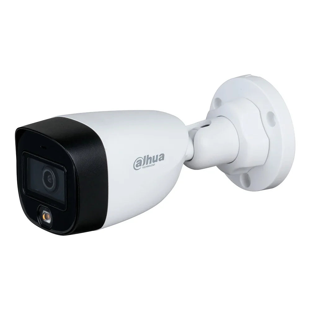 DAHUA DH-HAC-HFW1509CN-A-LED Cámara de Seguridad Analógica 2K 5MP, 2.8mm, IR/LED 20m, Micrófono, FullColor