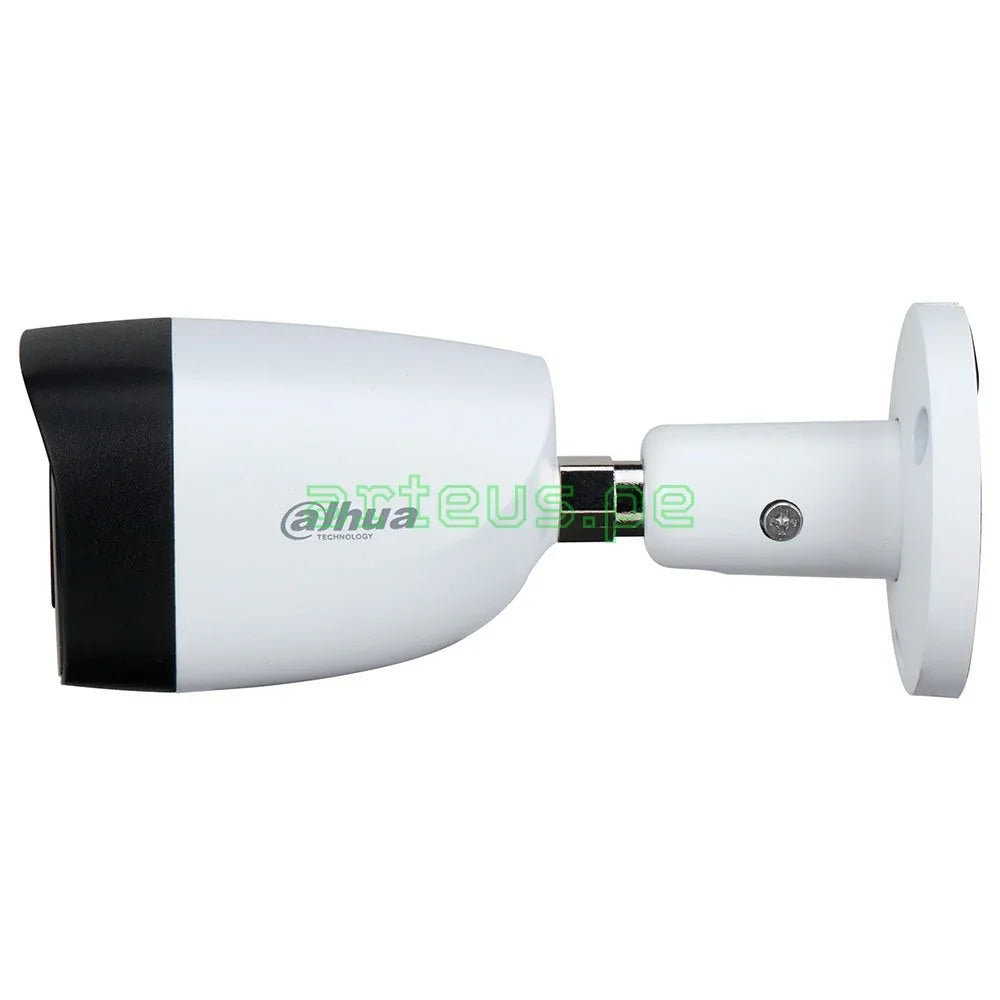 DAHUA HAC-HFW2241CMN-A Cámara de Seguridad Analógica 2MP Full HD, 2.8mm IR 30m, WDR, IP67, Micrófono