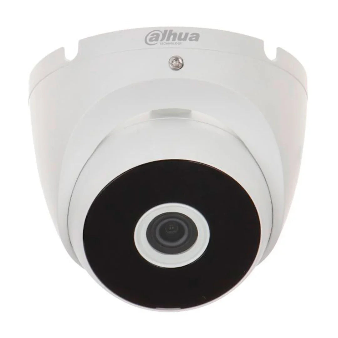 Cámara de seguridad tipo domo blanca para videovigilancia y monitoreo CCTV
