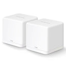 MERCUSYS HALO H30G (pacote com 2) Pacote com 2 unidades de sistema Wi-Fi 5 Mesh AC1300 de banda dupla para toda a casa. Até 1900MBPS 02X10/100/1000