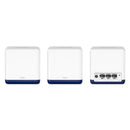 MERCUSYS HALO H50G (pacote com 3) Pacote x3 Sistema Wi-Fi Mesh para toda a casa AC1900