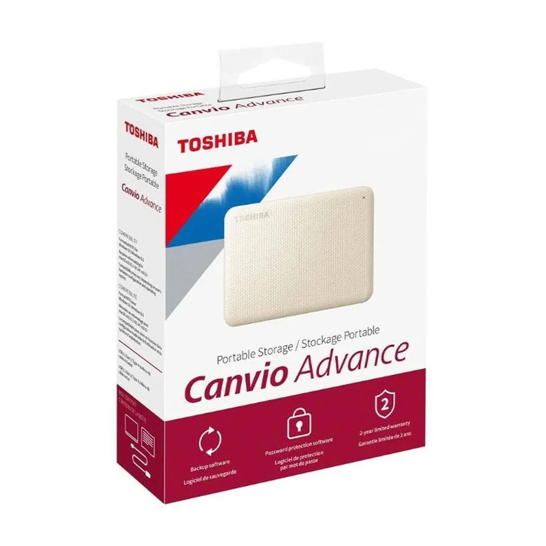 TOSHIBA Canvio Advance Disco Duro 4TB Externo Portátil USB HDTCA40XW3CA