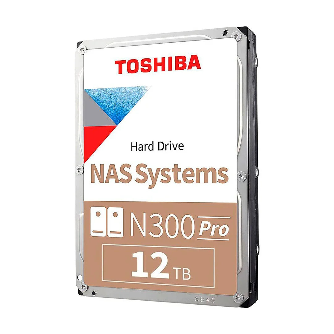 TOSHIBA N300 Pro Disco Duro 12TB 3.5" SATA 512MB Cache 7200rpm para NAS HDWG51CXZSTB