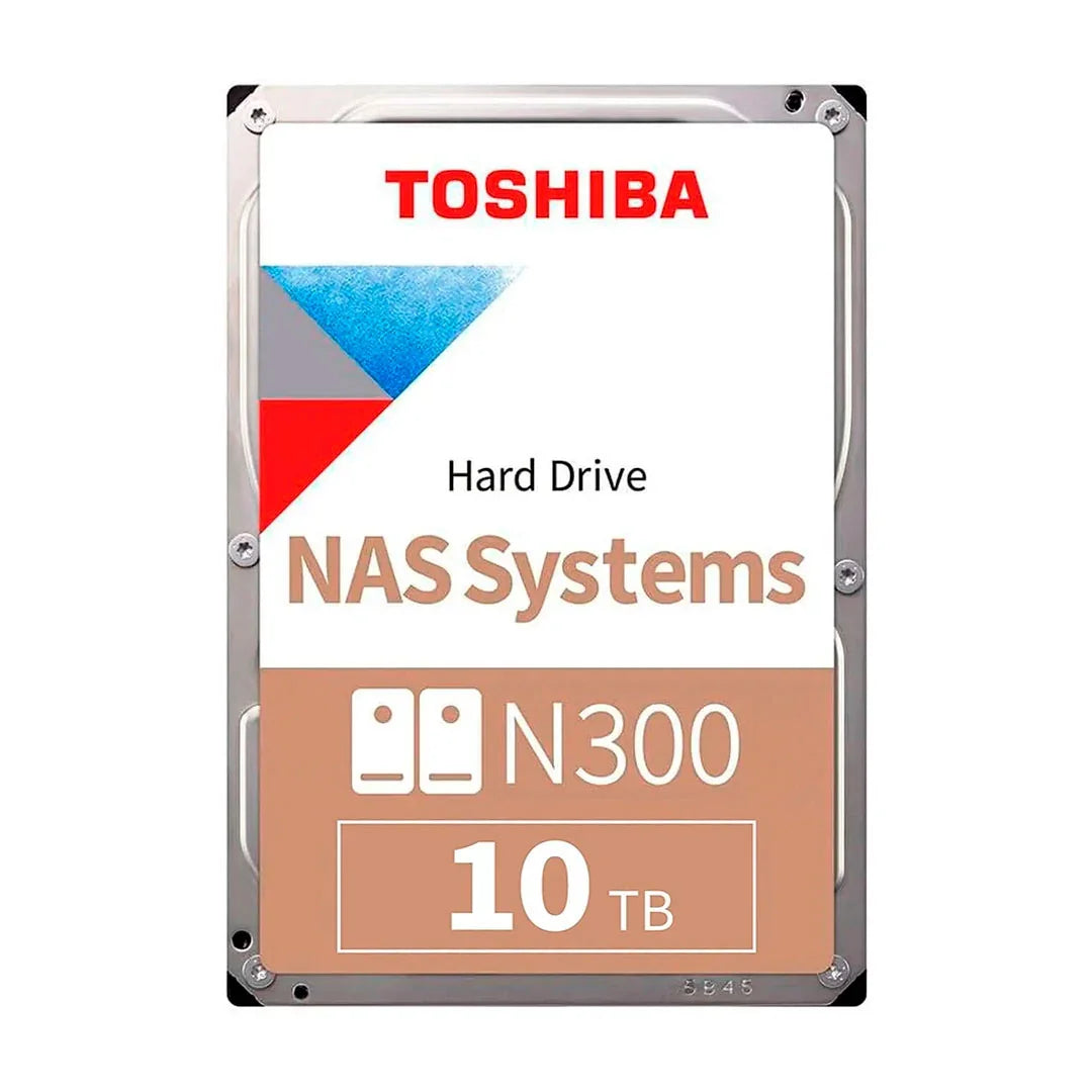TOSHIBA N300 Disco Duro 10TB 3.5" SATA 512MB Cache 7200rpm para NAS HDWG71AXZSTA