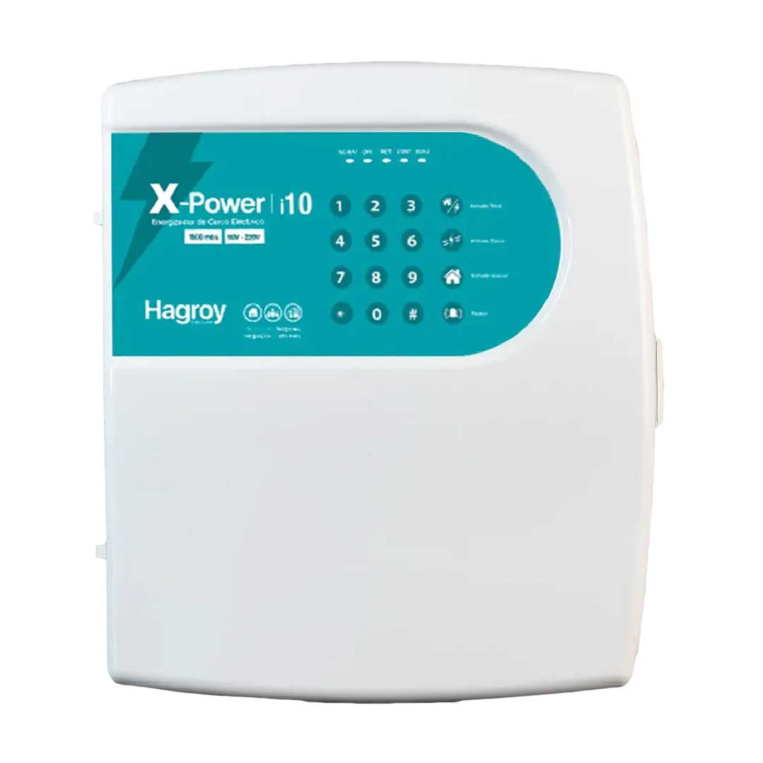 HAGROY HG-XPOWERi10-TEC-220 Energizador Residencial 1500m Lineales 1.0Jouls